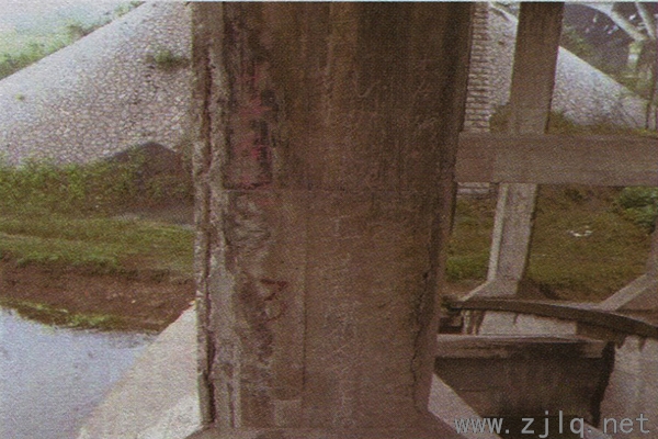 拱上立柱混凝土剝落鋼筋銹蝕2（http://www.zg99xy.com/）